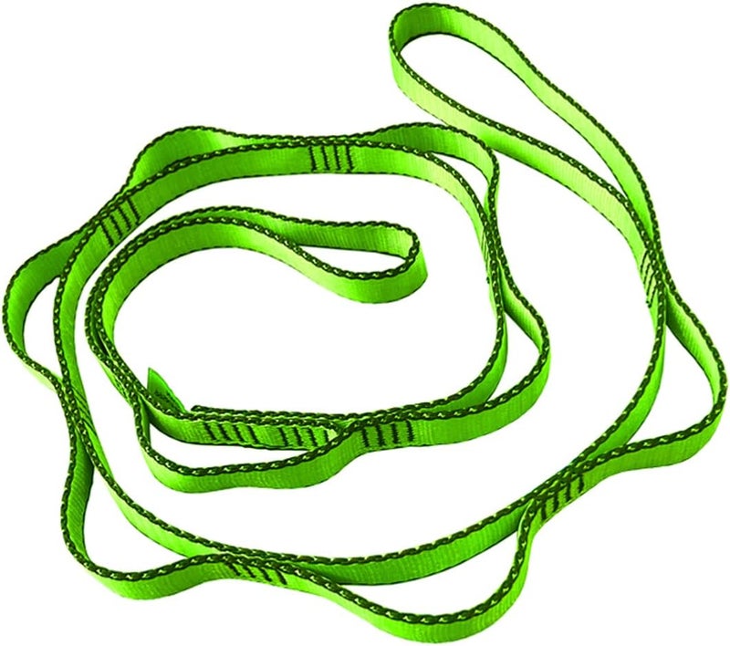 CAPARK 53 Inches Nylon Daisy Chains Rope Climbing Lanyard Straps Looped Strong Slings 23 kN Aerial Yoga Webbing - Image 1